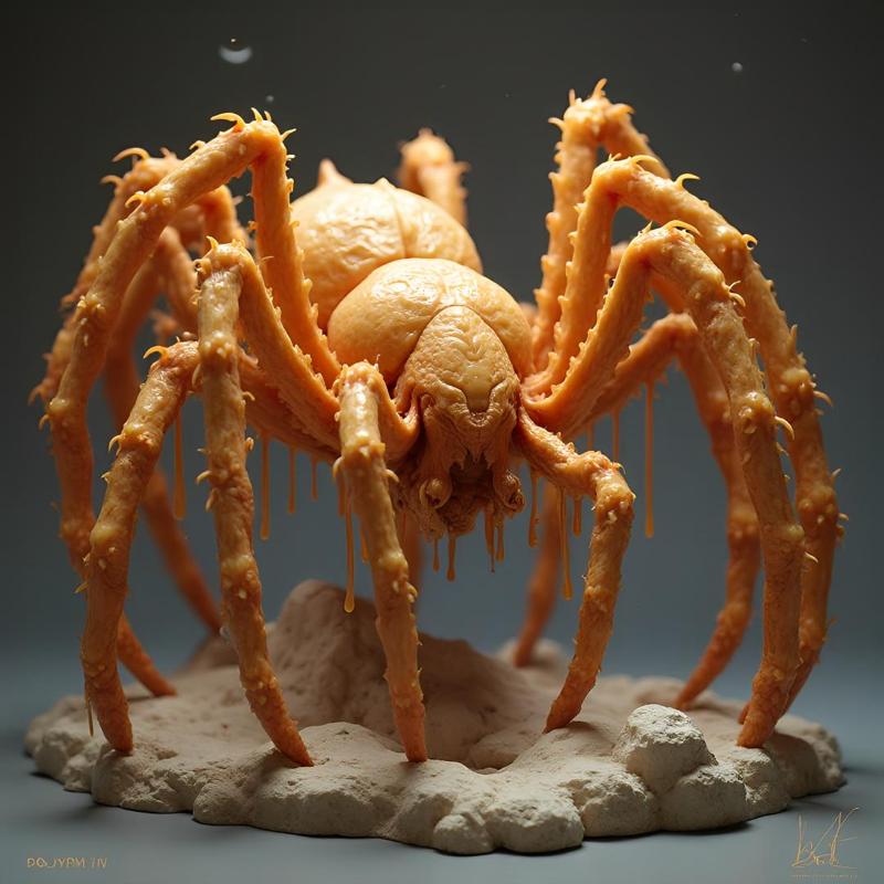 Spiked Horror Spider 28-32mm Miniature