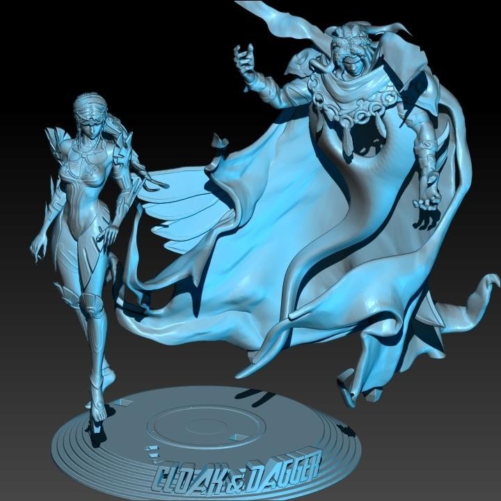 Cloak & Dagger - Polarity Bond (Marvel Comics) | CARTOON FIGURE | MARVEL UNIVERSE | MARVEL RIVALS