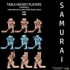 Samurai Table Hockey Player Team