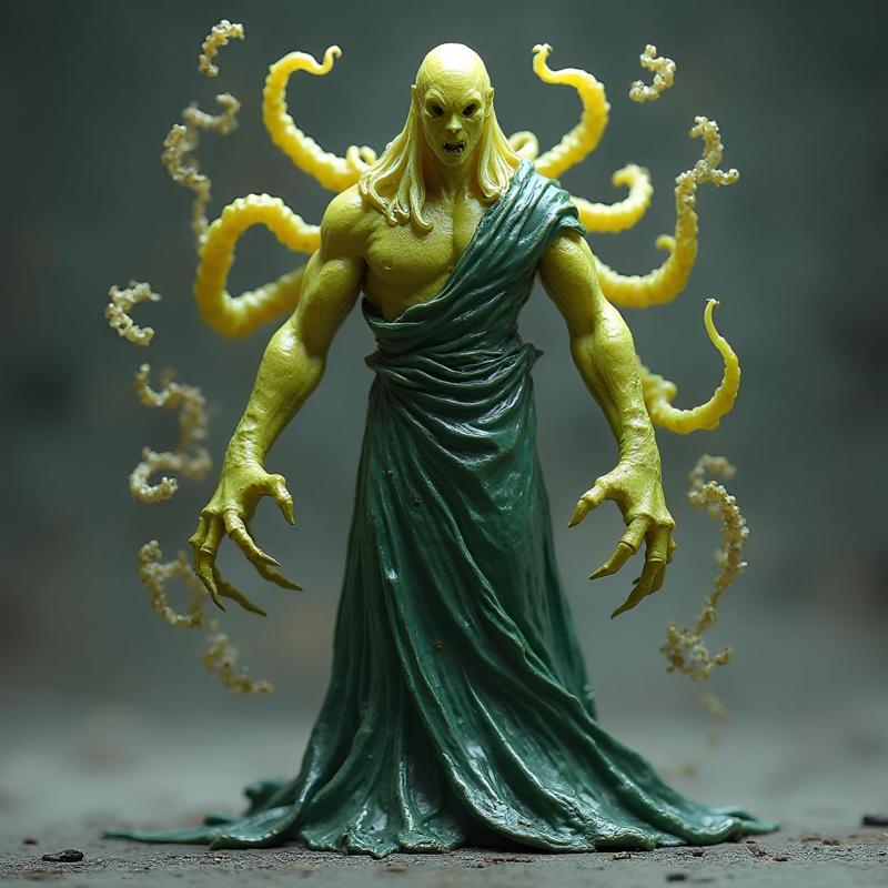 The Tentacled Sorcerer: 28-32mm Scale Fantasy Miniature