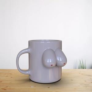 model mug plant pot with two ears