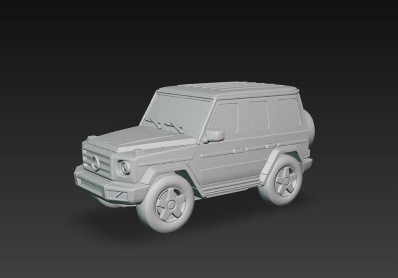 Mercedes G-Class 3D Model - Luxury SUV for 3D Printing