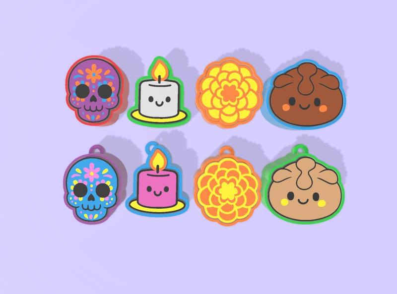 Day of the Dead Kawaii Clicker Pack