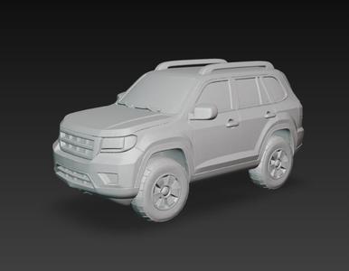 SUV – Modelo 3D de Vehículo Deportivo Utilitario para Impresión 3D