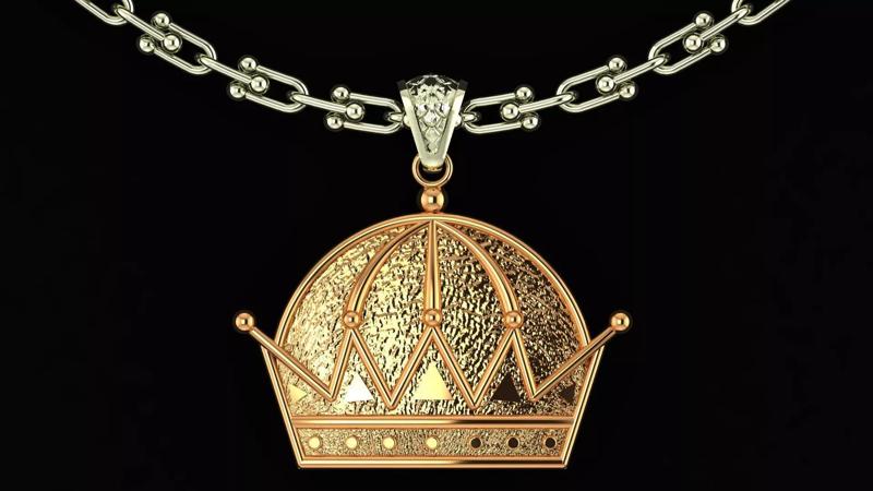 Majestys Crown Pendant 5gm