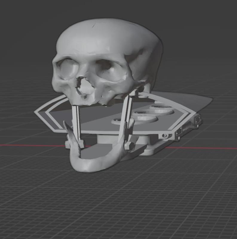 Mad Max Inspired Air Intake Breather 1-25 Scale Model