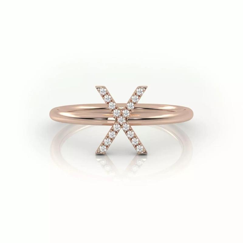 Initial X ring size 54 with professional renderings