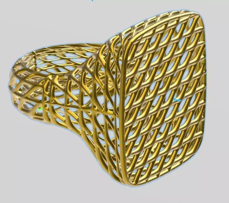 jaali signet ring stl verified
