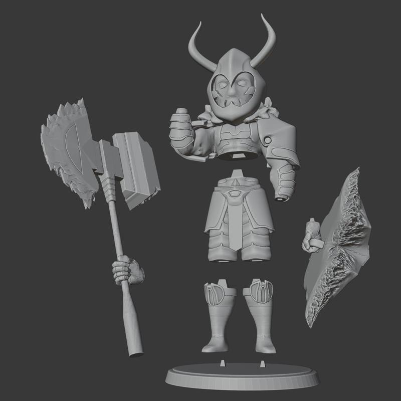 Chibi Iron | Solo Leveling Figure