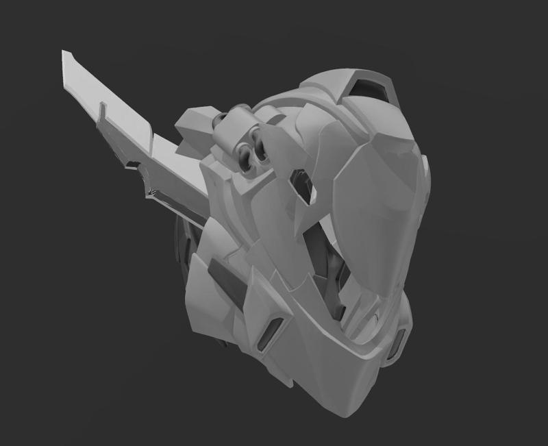 Cyberpunk Android Robot Anime Helmet