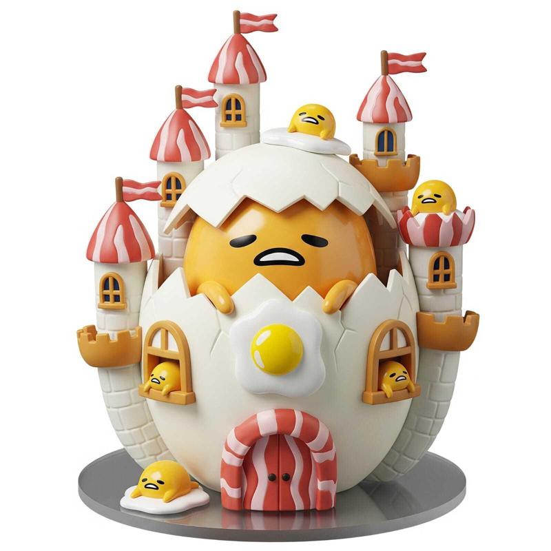 castle Gudetama egg palace - hello kitty