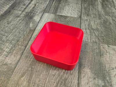 Deep easy grab organizer tray 6in x 6xin x 2in