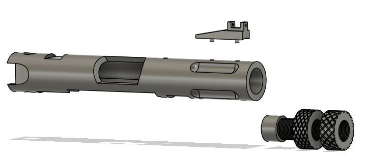kjw mk1 RUGER LITE Upper(short barrel)