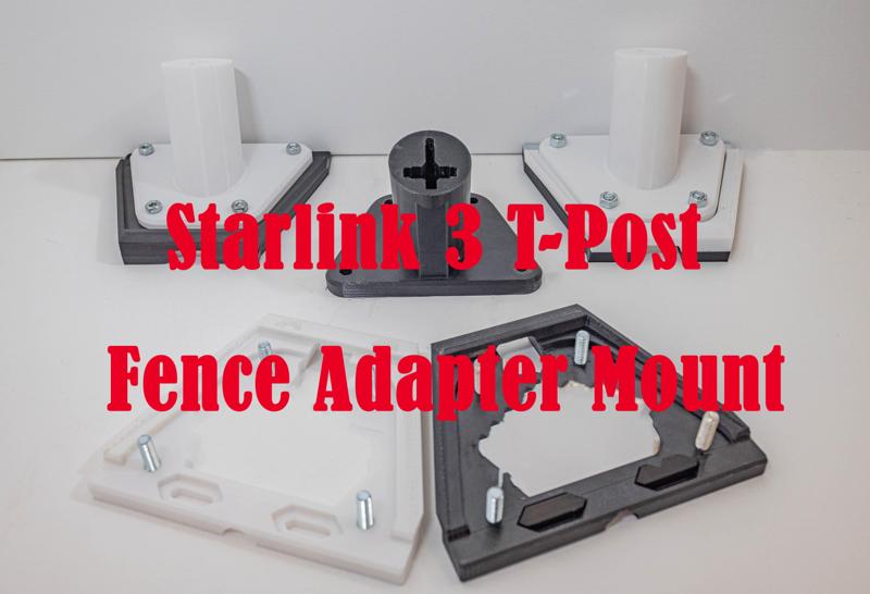 Starlink Gen 3 T-Post Fence Mount Holder