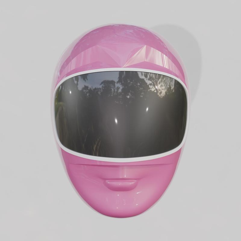 Pink Chouriki Sentai Ohranger or Power Rangers Zeo Pink Helmet wearable