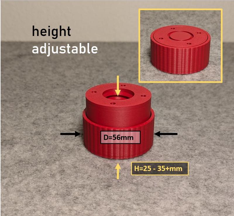 Furniture Feet 04 - Adjustable