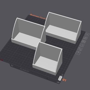 business card holders: 3x4, 3x5, 3x3