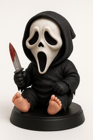 Baby Ghostface Scary Movie Collectible Chibi Figure