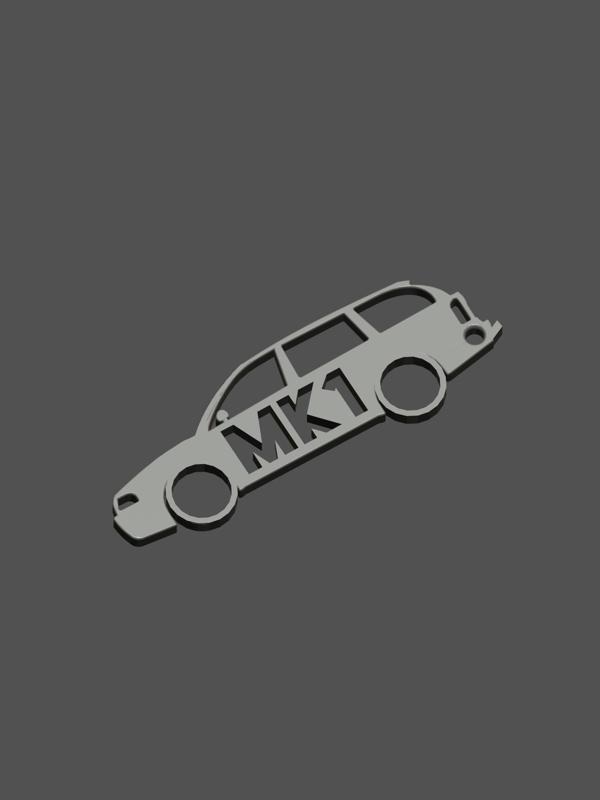 Skoda octavia combi keychain mk1