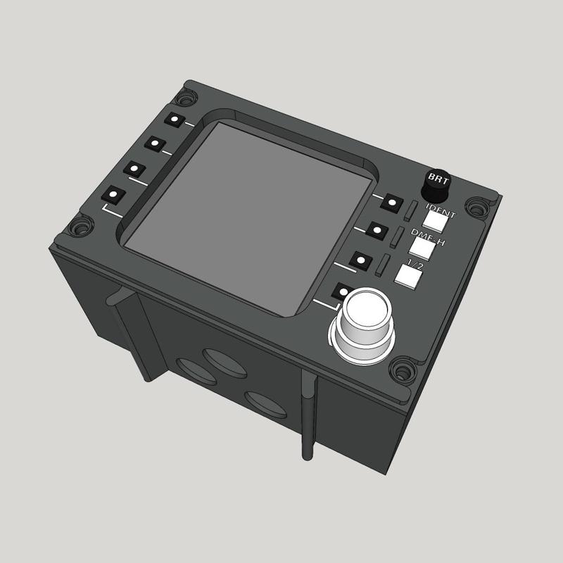 CRJ-900 RTU control panel