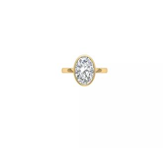 Oval Solitaire Ring