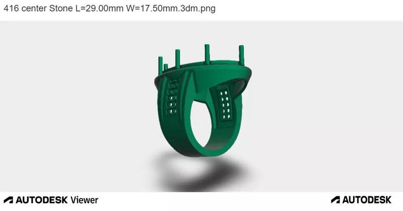 Oval Solitaire Ring with Ornate Band