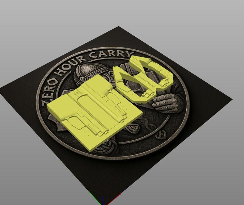 Beretta 80X Cheetah Split Holster Mold