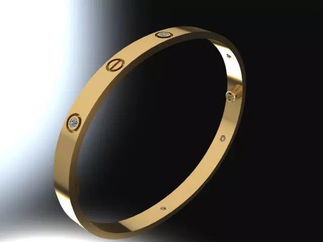 love bracelet with diamonds