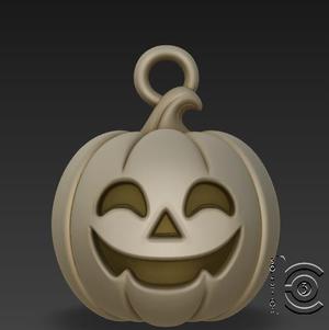 Pumpkin Faces Set - 12 Spooky Charms