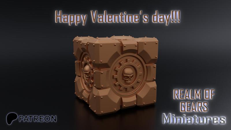 Happy Valentine's day gift "Mechanicum Cube" PRESUPPORTED