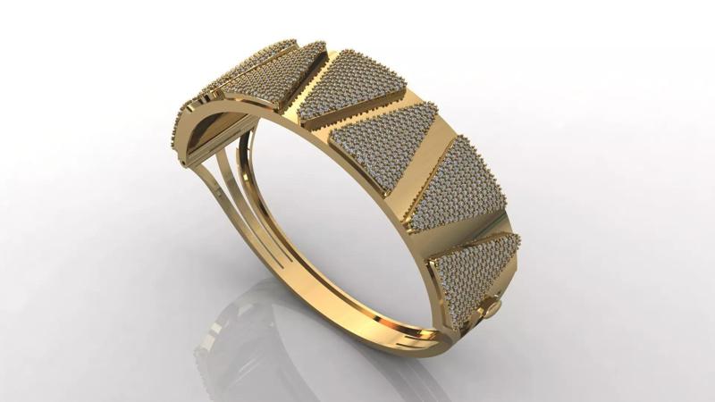 STL 3DM Diamond With Stone Womens Bracelets Women Bracelet