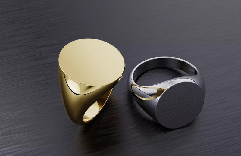 PLAIN SIGNET RING