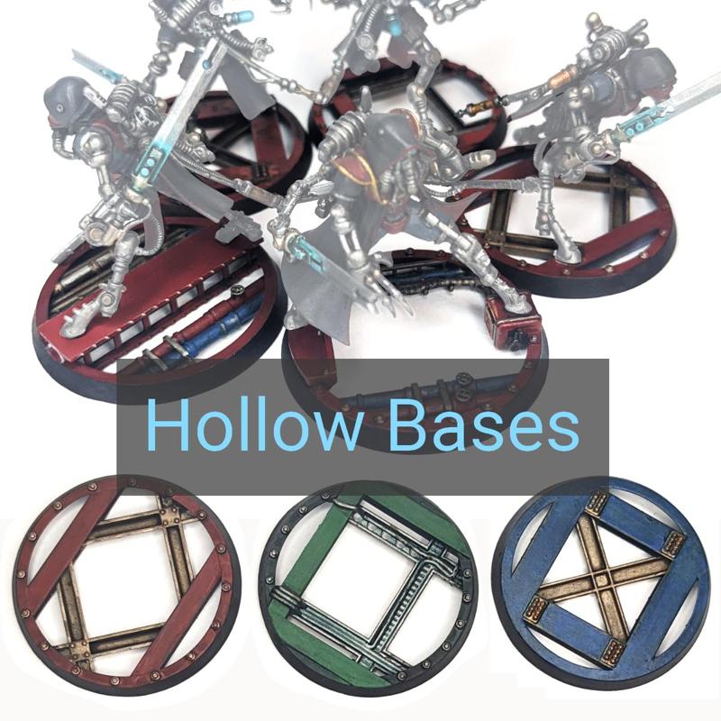 hollow 40mm mini bases