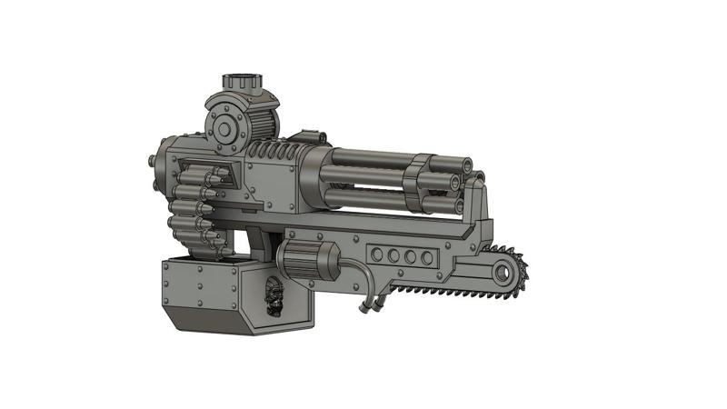 CONTEMPTOR PATTERN KHERES ASSAULT CANNON + ChainSaw