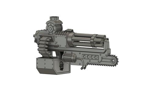 CONTEMPTOR PATTERN KHERES ASSAULT CANNON + ChainSaw