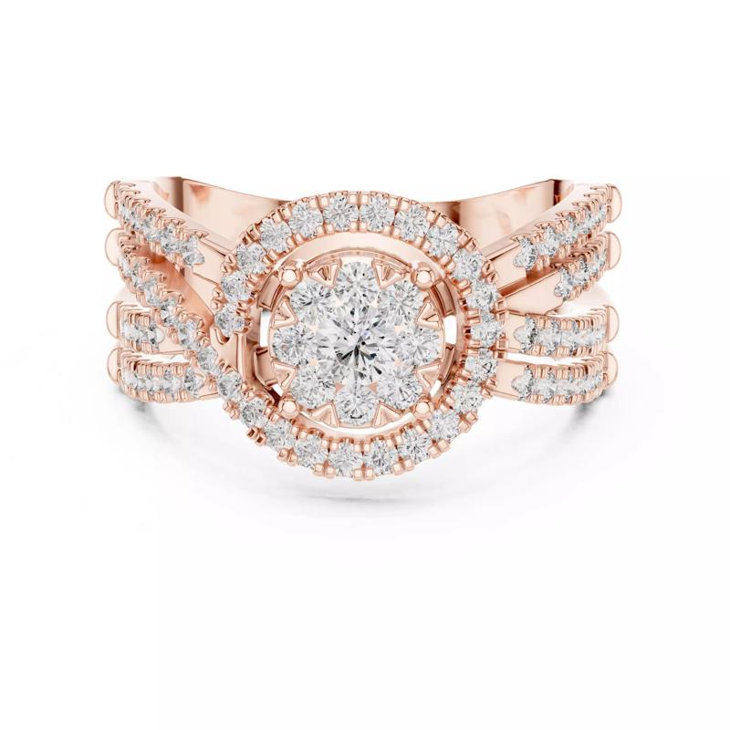 Diamond Cocktail Ring 3dm stl renders animation videos