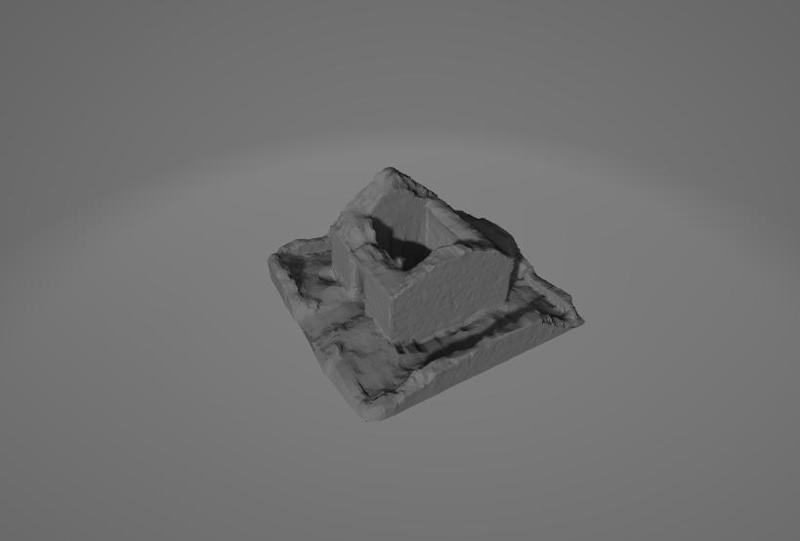Stone Ruin – Explosives Room – 3D Printable War-Torn Terrain Piece