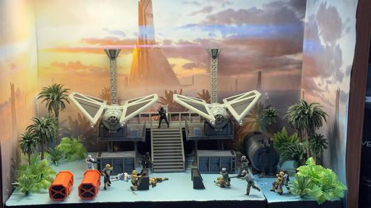 Scarif landing platform for Tie Striker
