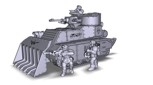 Light tank twin turret "Nibelung - MK-II" (Siegfried)