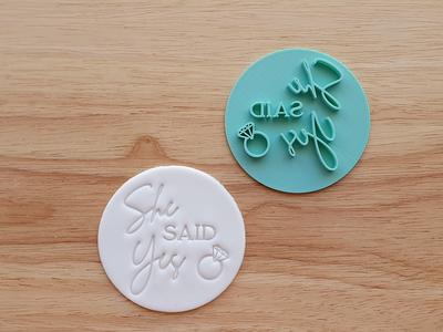 She said Yes Cookie Cutter