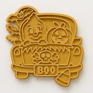 HALLOWEEN CAR CUTTING COOKIE CUTTER