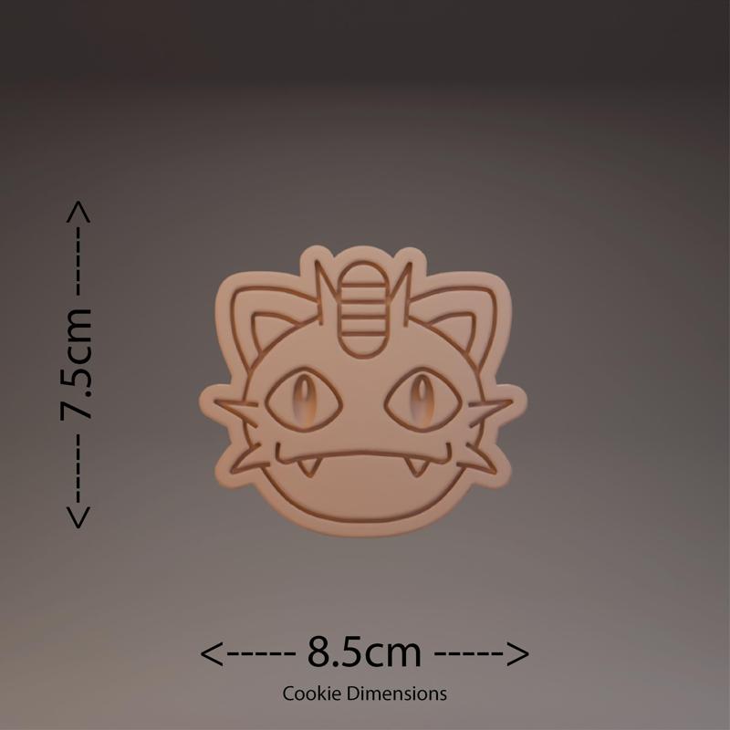 Meowth - Pokemon - Cookie Cutter