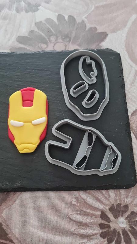Iron Man cookie cutter