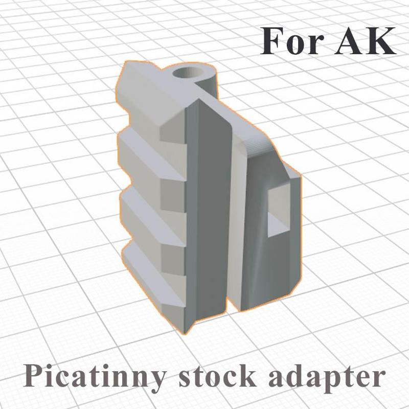 Picatinny stock adapter for ak