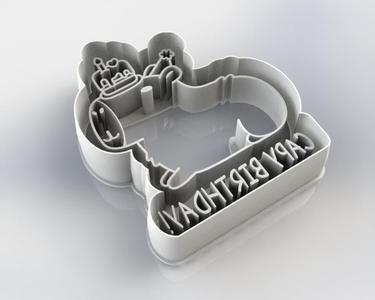 Capybaras / Capy Birthday Cutter