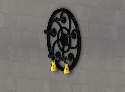 Round Design Wall Key Holder – 3D Printable