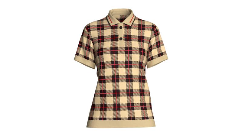 Ladies Print Polo V2 | Marvelous / Clo3d / obj / fbx