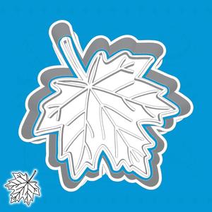 Oktoberfest cookie cutters - maple leaf (style 1)