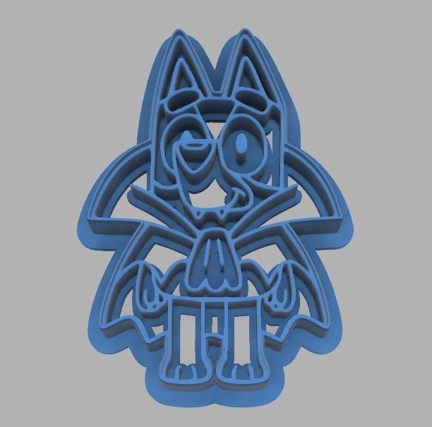 Bluey vampire - Halloween Cookie/Dough Cutter
