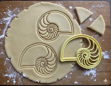 Nautilus Shell Cookie Cutter for 3D Printing
